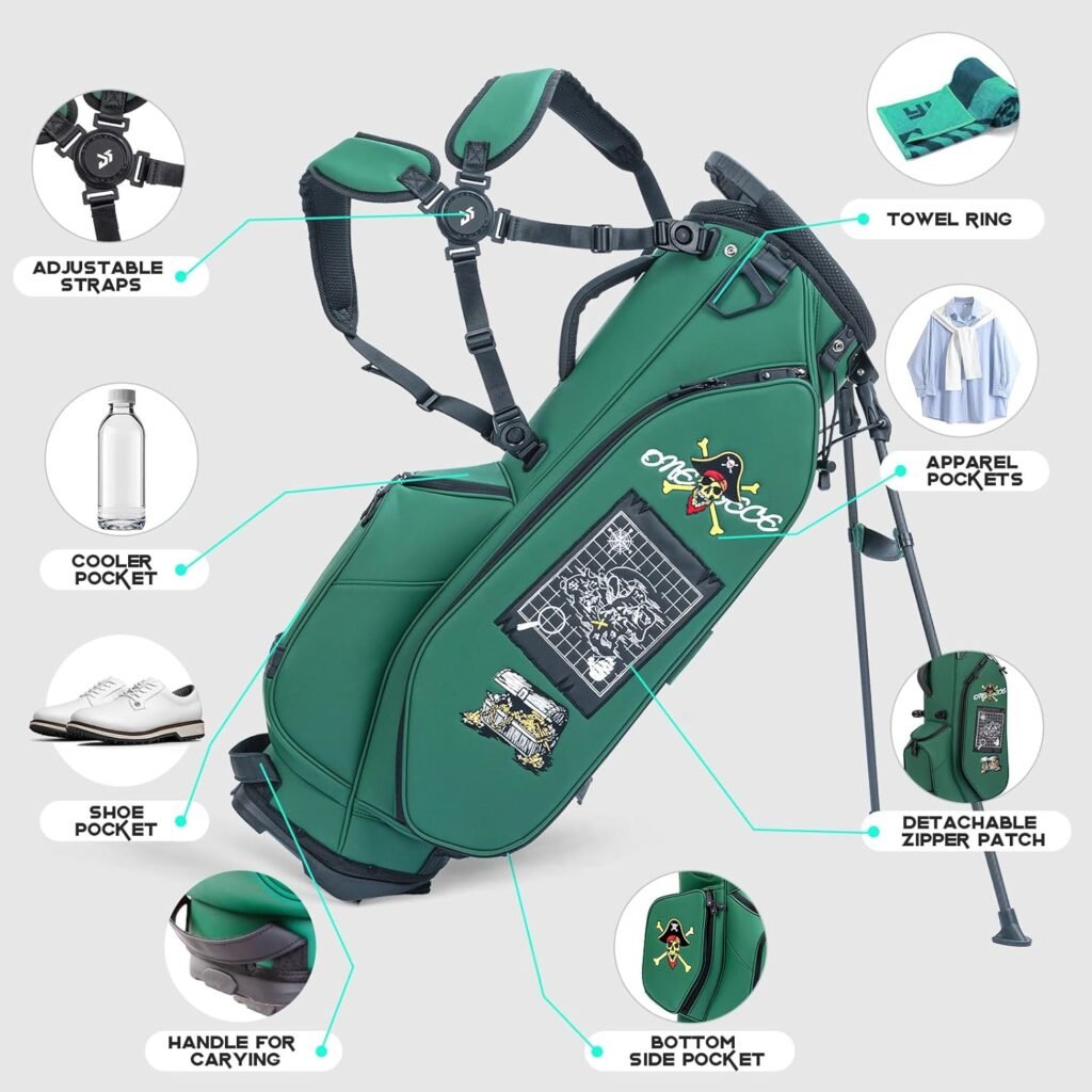 dragon tiger waterproof golf stand bag features