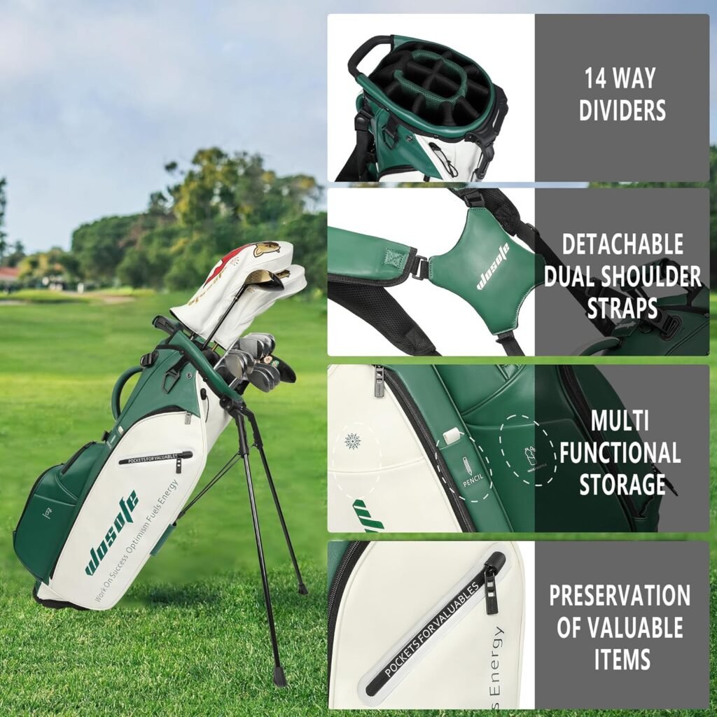 wosofe lightweight waterproof golf stand bag